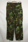 Estimated 1967 Deadstock Poplin Fabric ERDL Jungle Fatigue Pants S-L