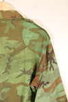 Early 1970s, Large Size, ARVN, South Vietnamese Airborne Division, Leaf Camouflage Shirt, Repaired, Used