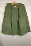 Circa 1967 | S-L | Green Beret | 3rd Model Jungle Fatigue Jacket | Faded | Used