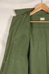 Circa 1967 | S-L | Green Beret | 3rd Model Jungle Fatigue Jacket | Faded | Used