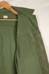 Circa 1967 | S-L | Green Beret | 3rd Model Jungle Fatigue Jacket | Faded | Used