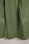 Circa 1967 | S-L | Green Beret | 3rd Model Jungle Fatigue Jacket | Faded | Used