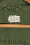 Circa 1967 | S-L | Green Beret | 3rd Model Jungle Fatigue Jacket | Faded | Used
