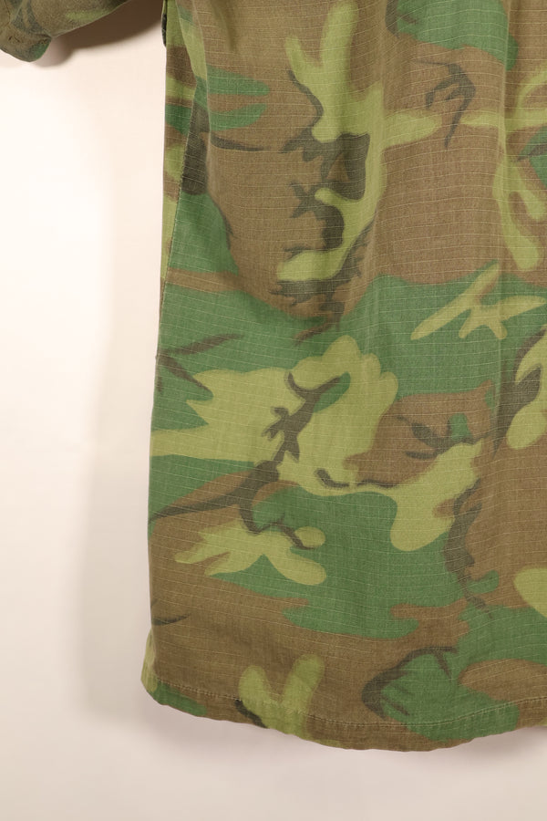 1969 Contract, S-S, ERDL Green Leaf Camo, Jungle Fatigue Jacket, Short-Sleeve Custom, Used