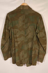 Real 1940s German Army Splinter Camouflage Locally Made Field Jacket Used