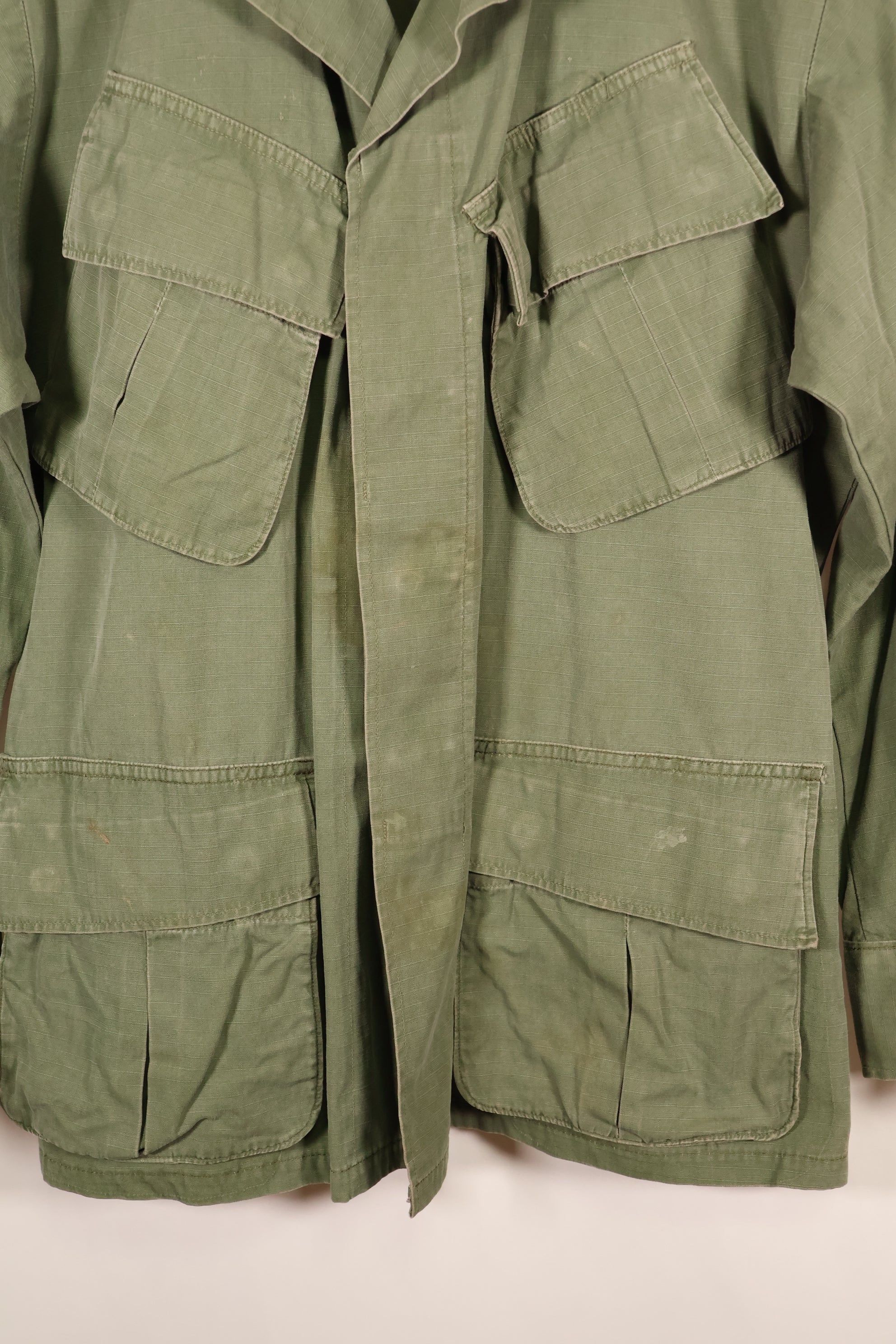 1969 Contract M-S 4th Model Jungle Fatigue Jacket—Faded—Used