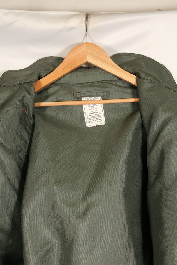 1981 Contract, LARGE, U.S. Navy, CWU-36P Flight Jacket, With Patches, Like-New Condition