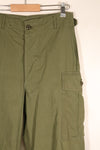 1964 Contract, S-R, U.S. Army, 1st Model Jungle Fatigue Pants, Good Condition, Used