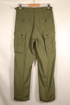 1964 Contract, S-R, U.S. Army, 1st Model Jungle Fatigue Pants, Good Condition, Used