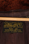 1950s Lot, Size 46, J-7823, U.S. Navy G-1 Flight Jacket, Early Production, Used