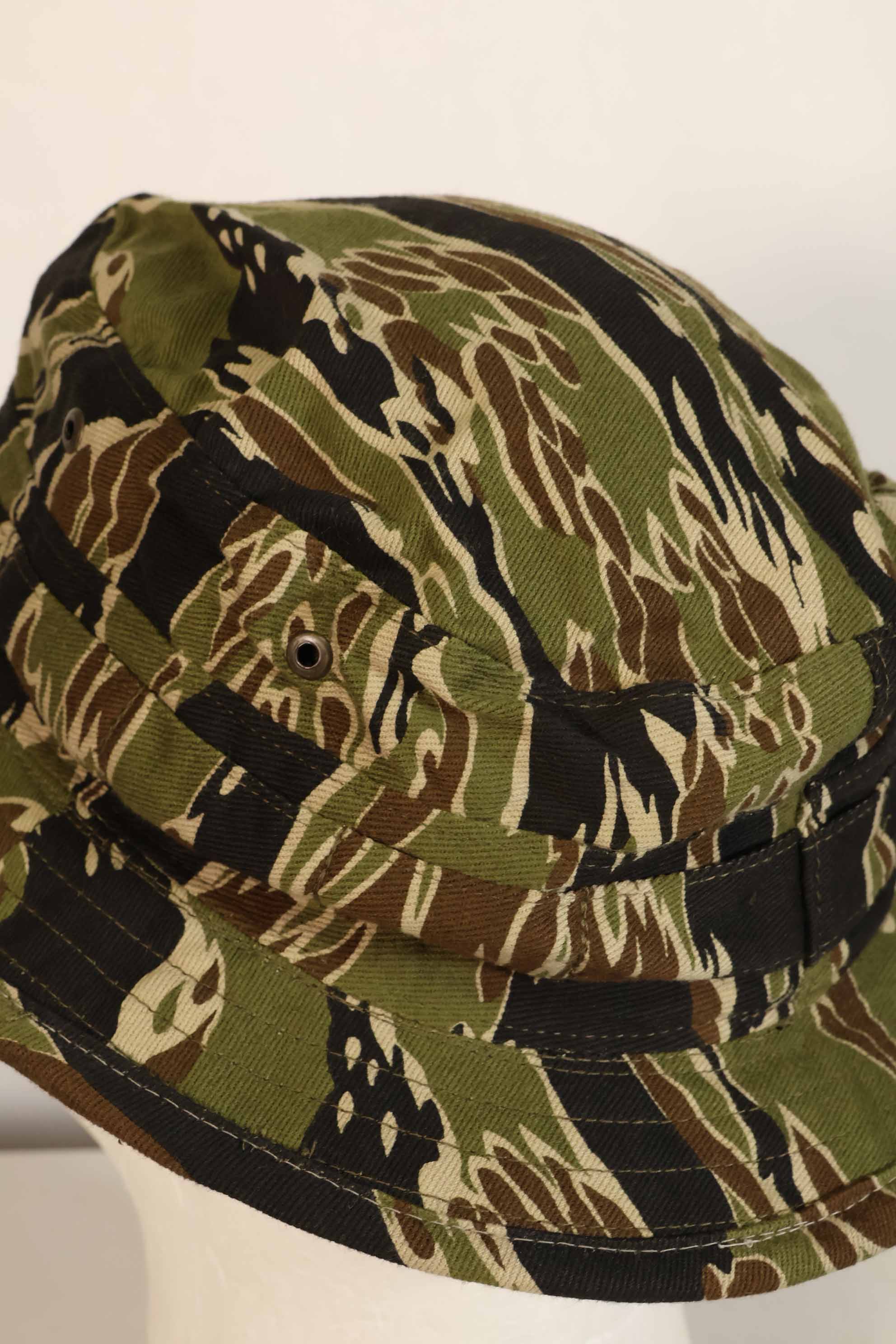Limited Production One-washed MILITARIA 1911 Early Gold Tiger CISO Cut Booney Hat Short Brim Modified E