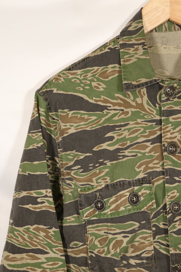Actual Late War Pattern Tiger Stripe Shirt A-L Faded