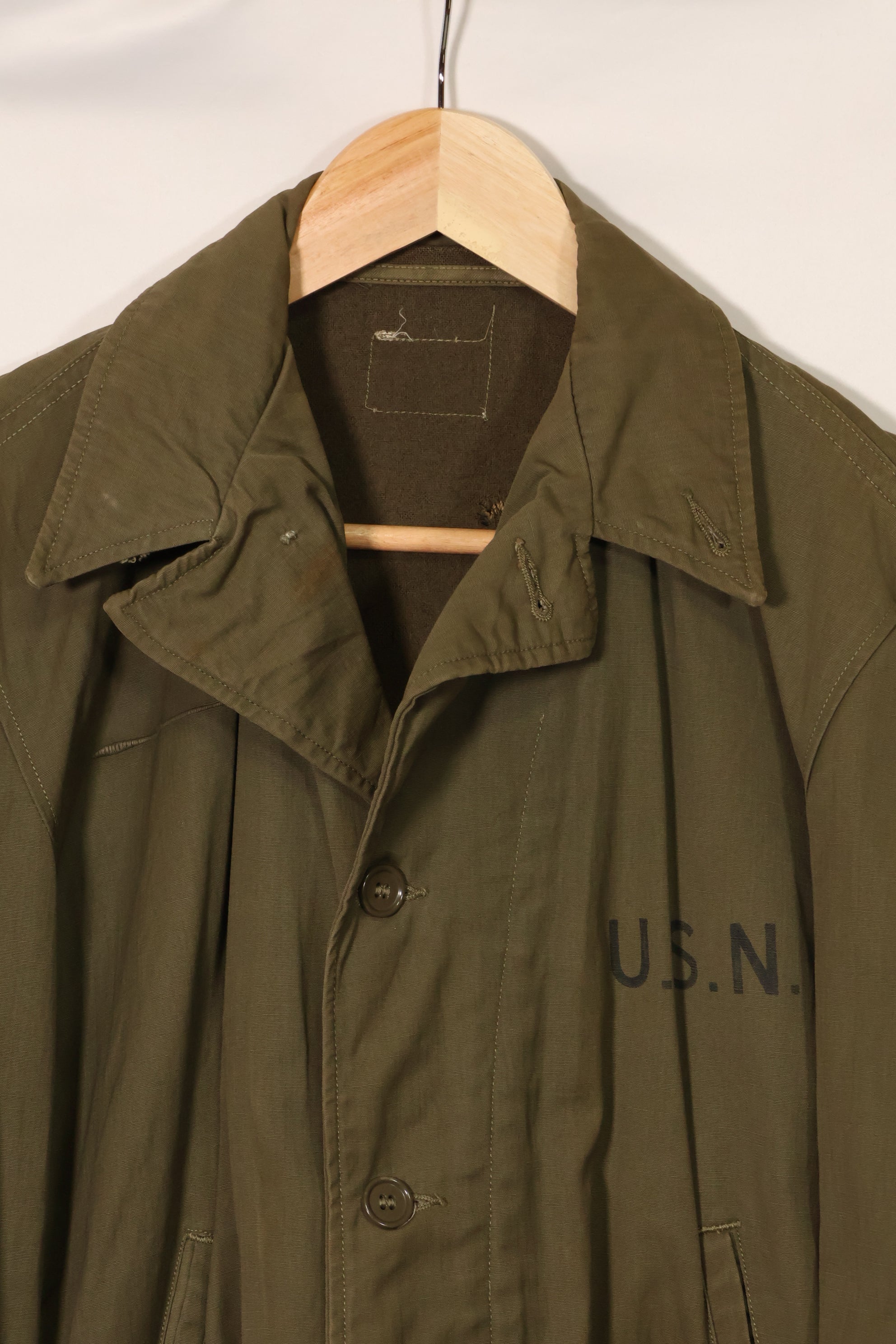 1940s US Navy USN PT Boot Torpedo Boat Crew Field Jacket Used
