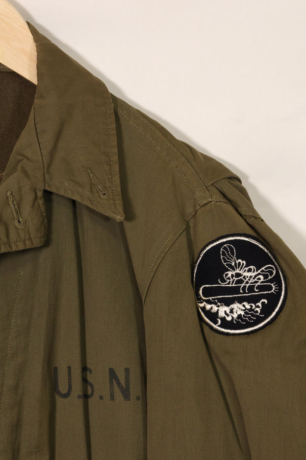 1940s US Navy USN PT Boot Torpedo Boat Crew Field Jacket Used