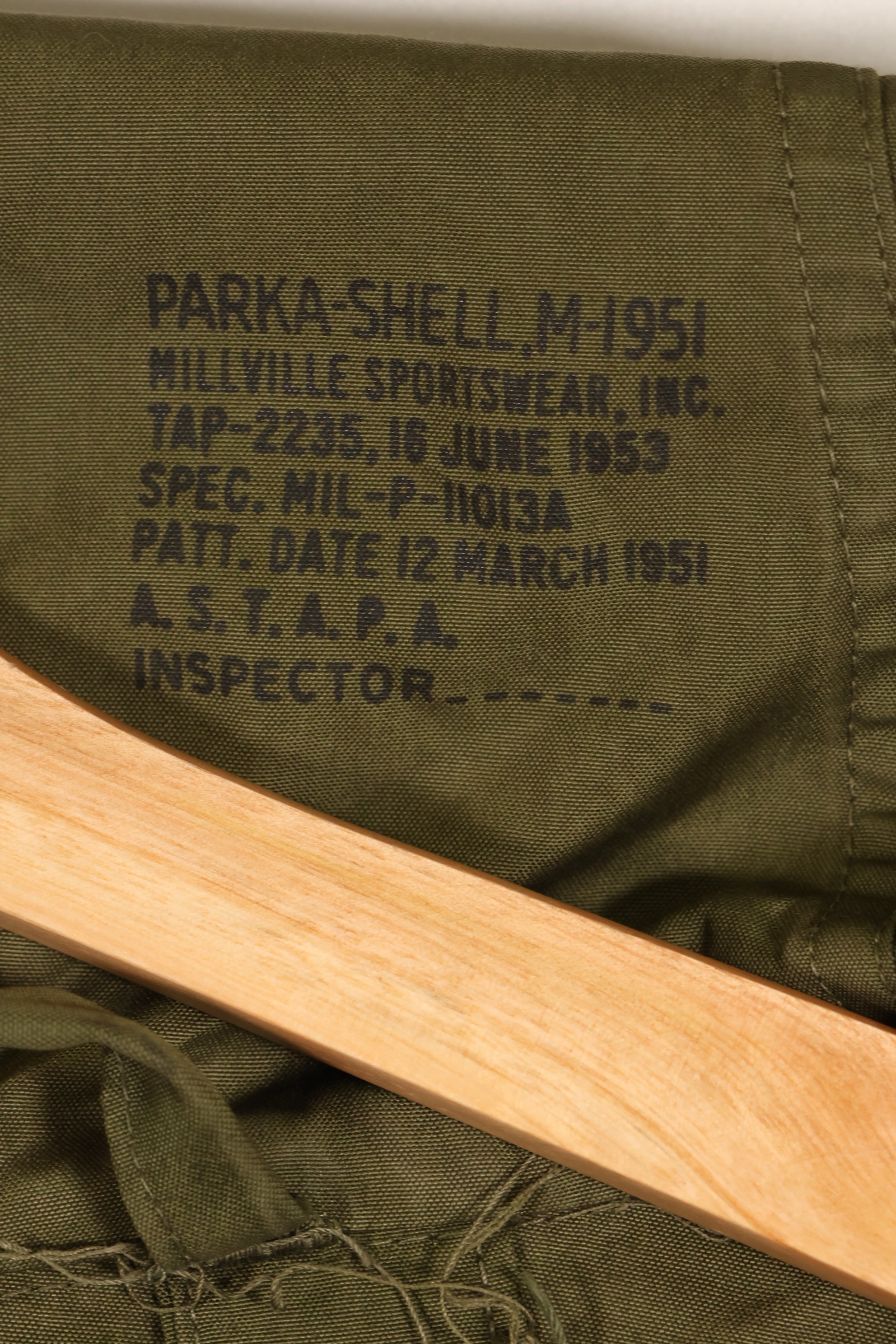 1953 Contract, U.S. Army, M51 Field Parka, Mods Parka, with Liner, Used