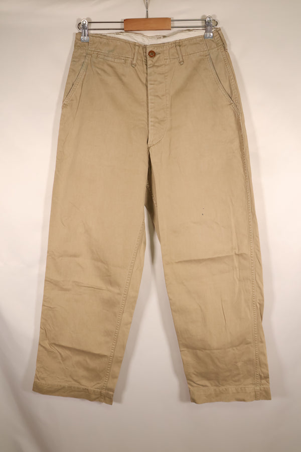 1940s, WWII, U.S. Army, Chino Pants, Service Uniform Pants, Used
