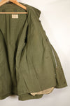 Circa 1965–66  S-S  M65 Field Jacket  1st Model  No liner  Some stains  Used