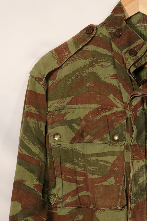 1950s French Army Lizard Camouflage TAP 47/56 Airborne Jacket Used
