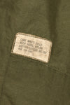 Circa 1965–66  S-S  M65 Field Jacket  1st Model  No liner  Some stains  Used