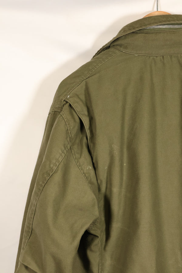 Circa 1965–66  S-S  M65 Field Jacket  1st Model  No liner  Some stains  Used