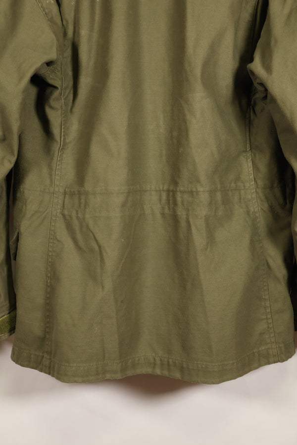 Circa 1965–66  S-S  M65 Field Jacket  1st Model  No liner  Some stains  Used
