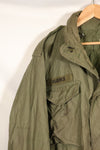 1970 Contract M-R M65 Field Jacket, 2nd Model, with insignia, some stains, no liner, used