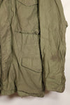 1970 Contract M-R M65 Field Jacket, 2nd Model, with insignia, some stains, no liner, used