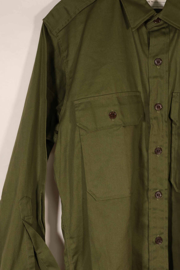 Real 1966 Deadstock Australian Army OD Fatigue Shirt 15 1/2 X32