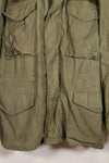 1970 Contract M-R M65 Field Jacket, 2nd Model, with insignia, some stains, no liner, used