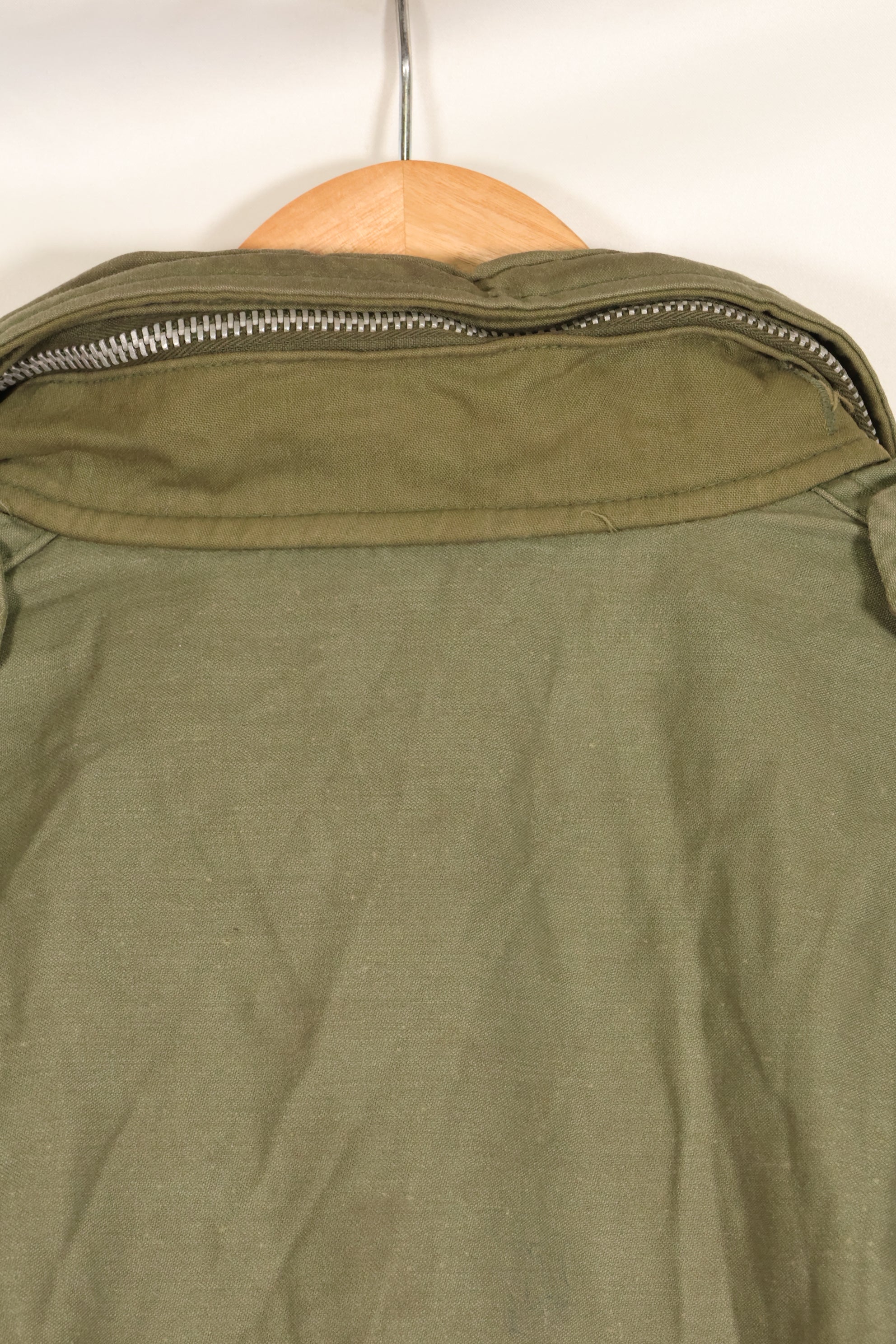 1970 Contract M-R M65 Field Jacket, 2nd Model, with insignia, some stains, no liner, used