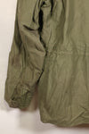 1970 Contract M-R M65 Field Jacket, 2nd Model, with insignia, some stains, no liner, used