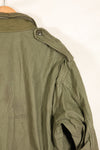 1970 Contract M-R M65 Field Jacket, 2nd Model, with insignia, some stains, no liner, used