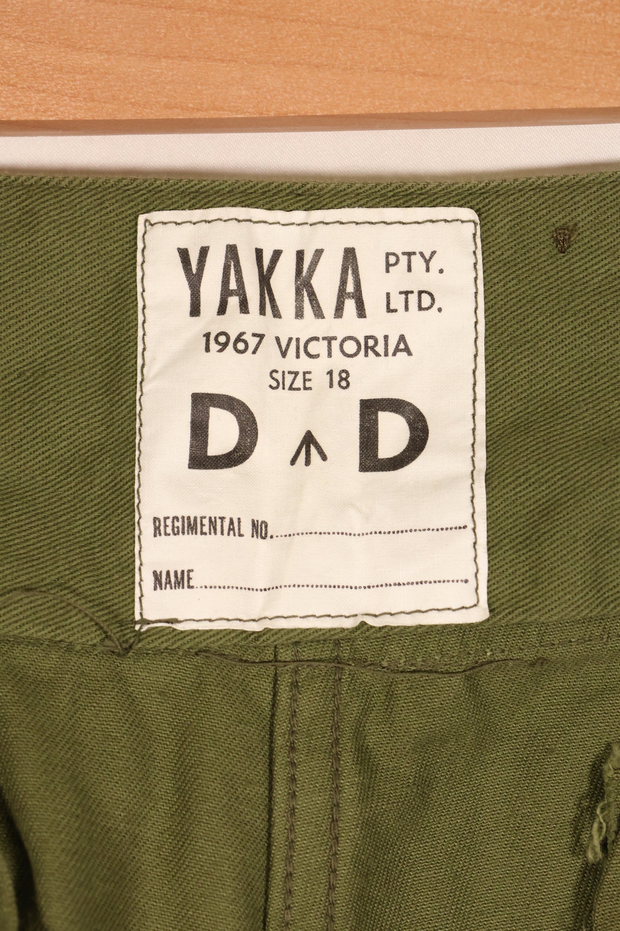 1967年ロット　オーストラリア軍　AATTVなど　ジャングルグリーン　コンバットパンツ　ほぼ未使用品　A