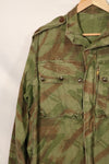 1950s French Army Lizard Camouflage TAP 47/54 Airborne Jacket with Israeli Stamp Used