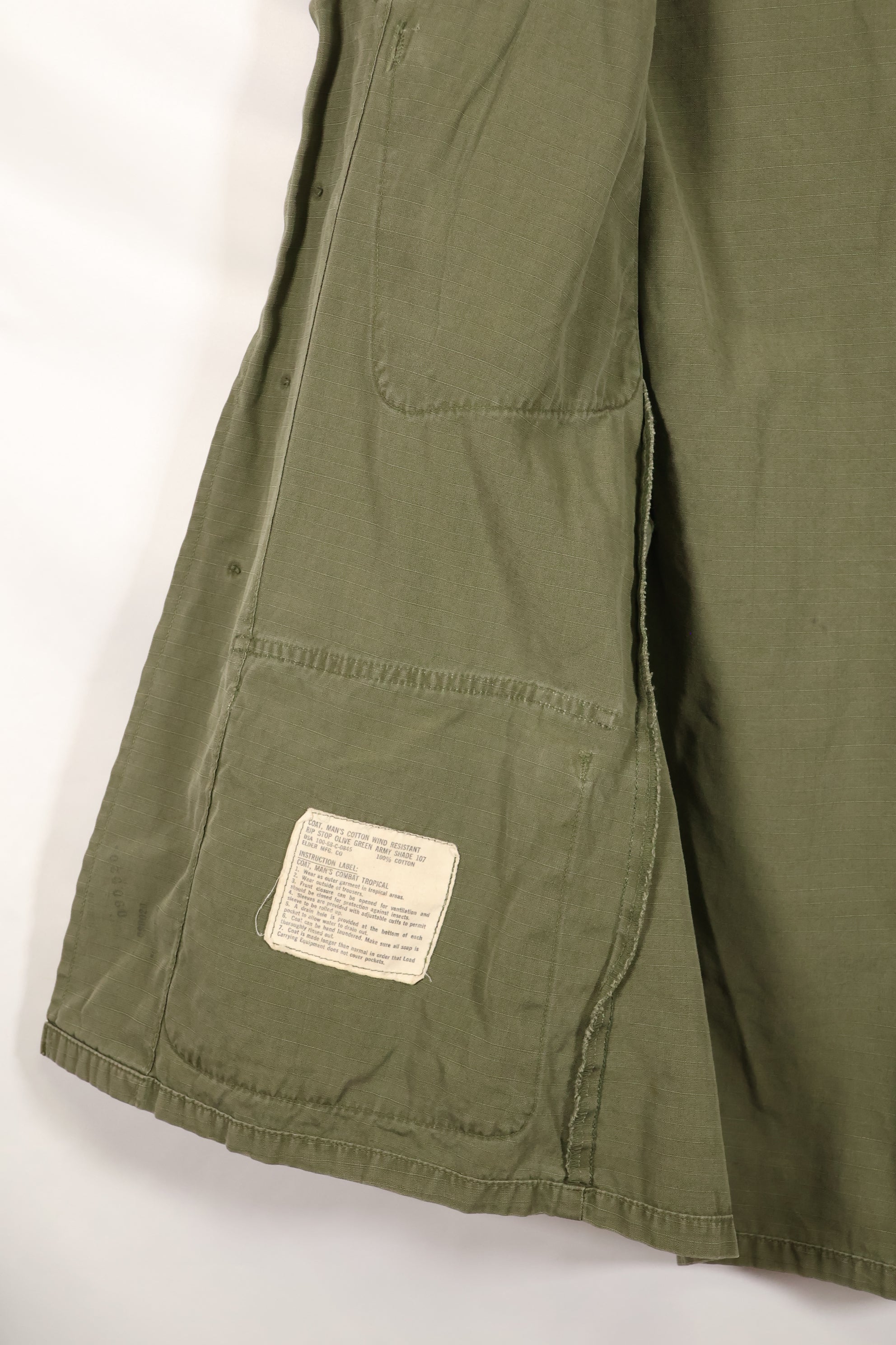 1968 Contract X-SMALL-SHORT 4th Model Jungle Fatigue Jacket Used Film Company Release