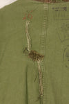 1950s French Army Lizard Camouflage TAP 47/54 Airborne Jacket with Israeli Stamp Used
