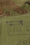 1950s French Army Lizard Camouflage TAP 47/54 Airborne Jacket with Israeli Stamp Used