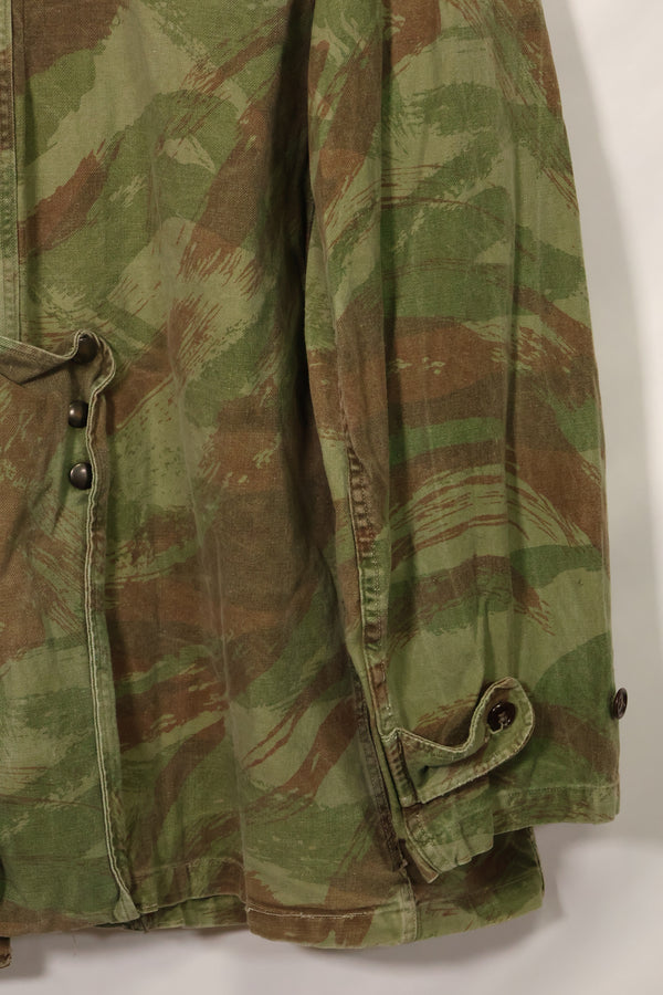 1950s French Army Lizard Camouflage TAP 47/54 Airborne Jacket with Israeli Stamp Used