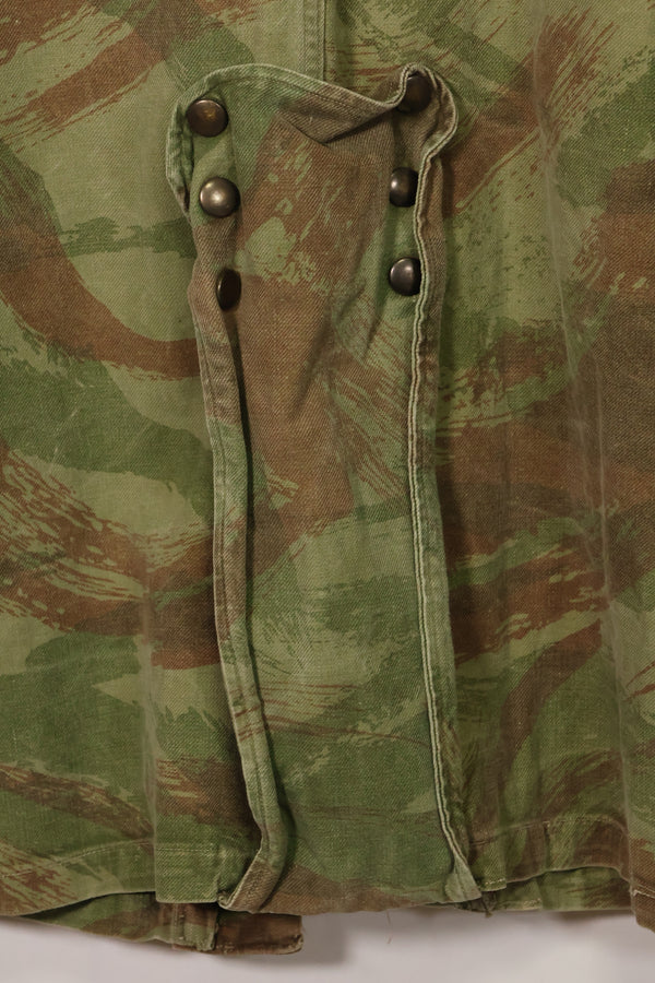 1950s French Army Lizard Camouflage TAP 47/54 Airborne Jacket with Israeli Stamp Used