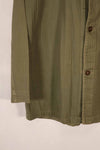 Real 1940s USMC M41 HBT Utility Jacket, US Marine Corps, missing pocket.