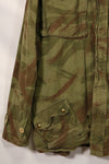 1950s French Army Lizard Camouflage TAP 47/53 Airborne Jacket with Israeli Stamp Used B