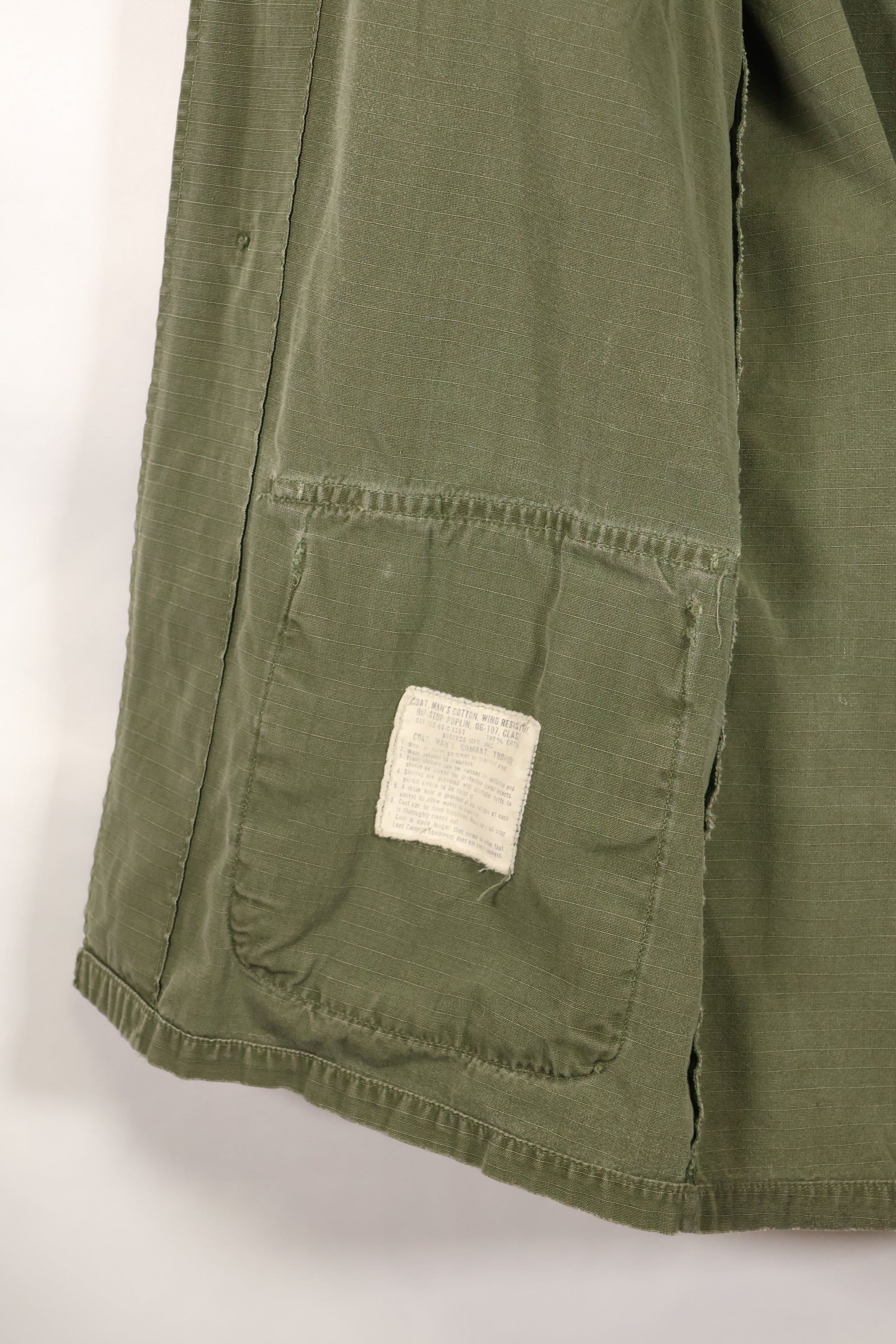 1968 Contract X-SMALL-REGULAR 4th Model Jungle Fatigue Jacket Used Film Company Release