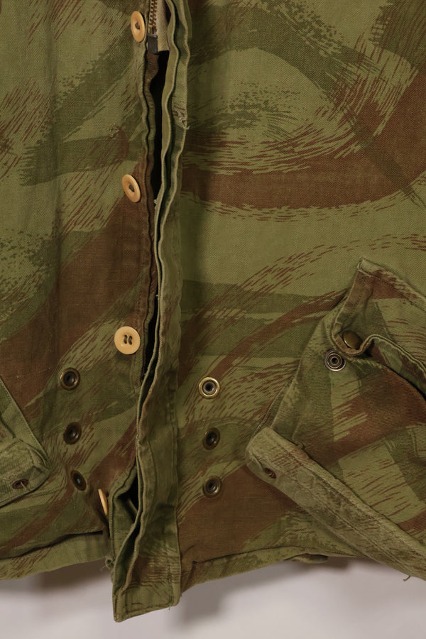 1950s French Army Lizard Camouflage TAP 47/53 Airborne Jacket with Israeli Stamp Used B