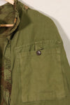 1950s French Army Lizard Camouflage TAP 47/53 Airborne Jacket with Israeli Stamp Used B