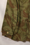 1950s French Army Lizard Camouflage TAP 47/53 Airborne Jacket with Israeli Stamp Used B