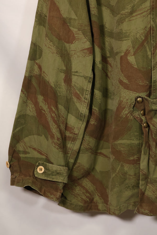 1950s French Army Lizard Camouflage TAP 47/53 Airborne Jacket with Israeli Stamp Used B