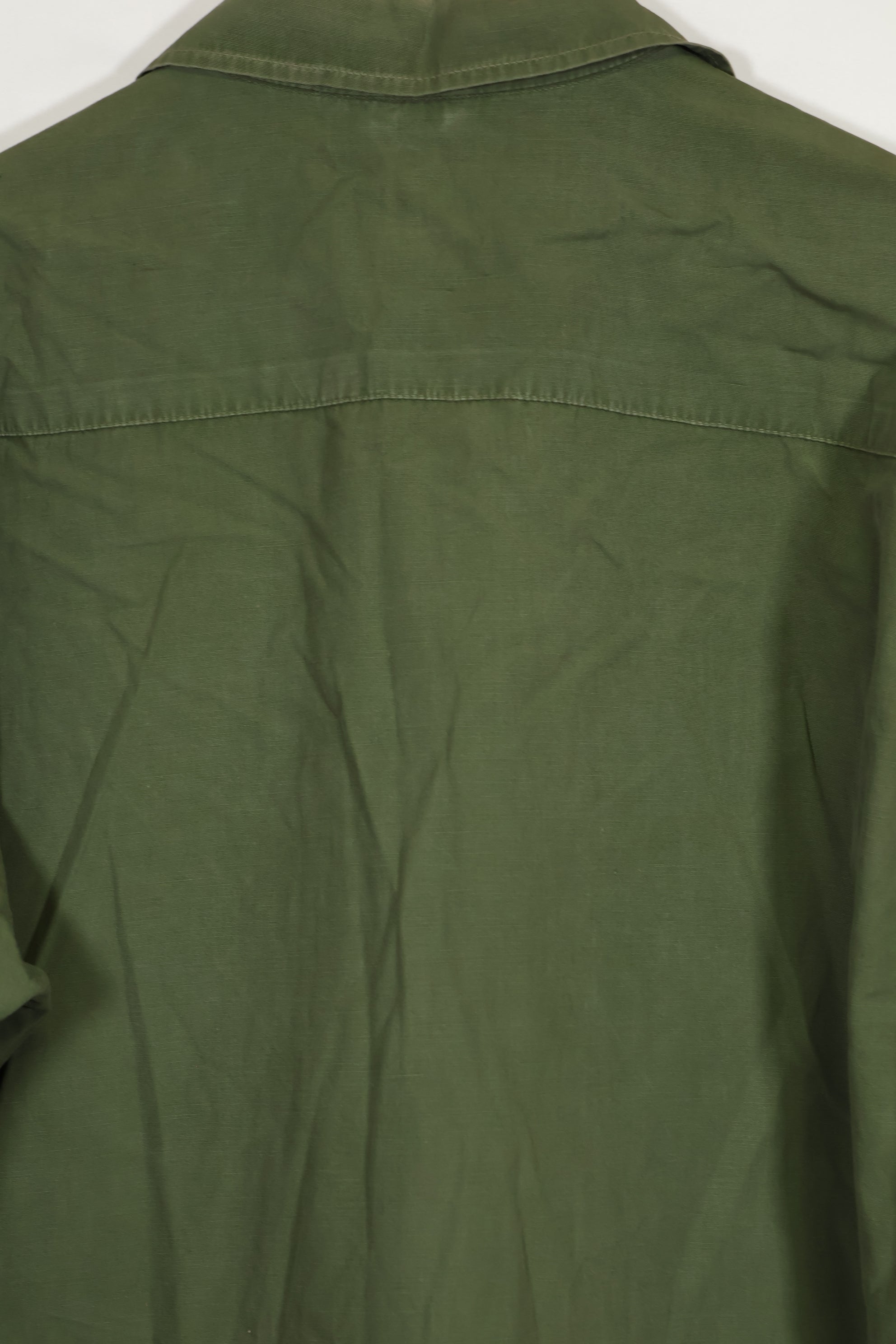 1967 3rd Model Jungle Fatigue Jacket, ex Green Beret, used.