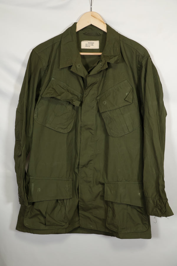 Mid-1960s 3rd Model Jungle Fatigue Jacket, used with patch marks