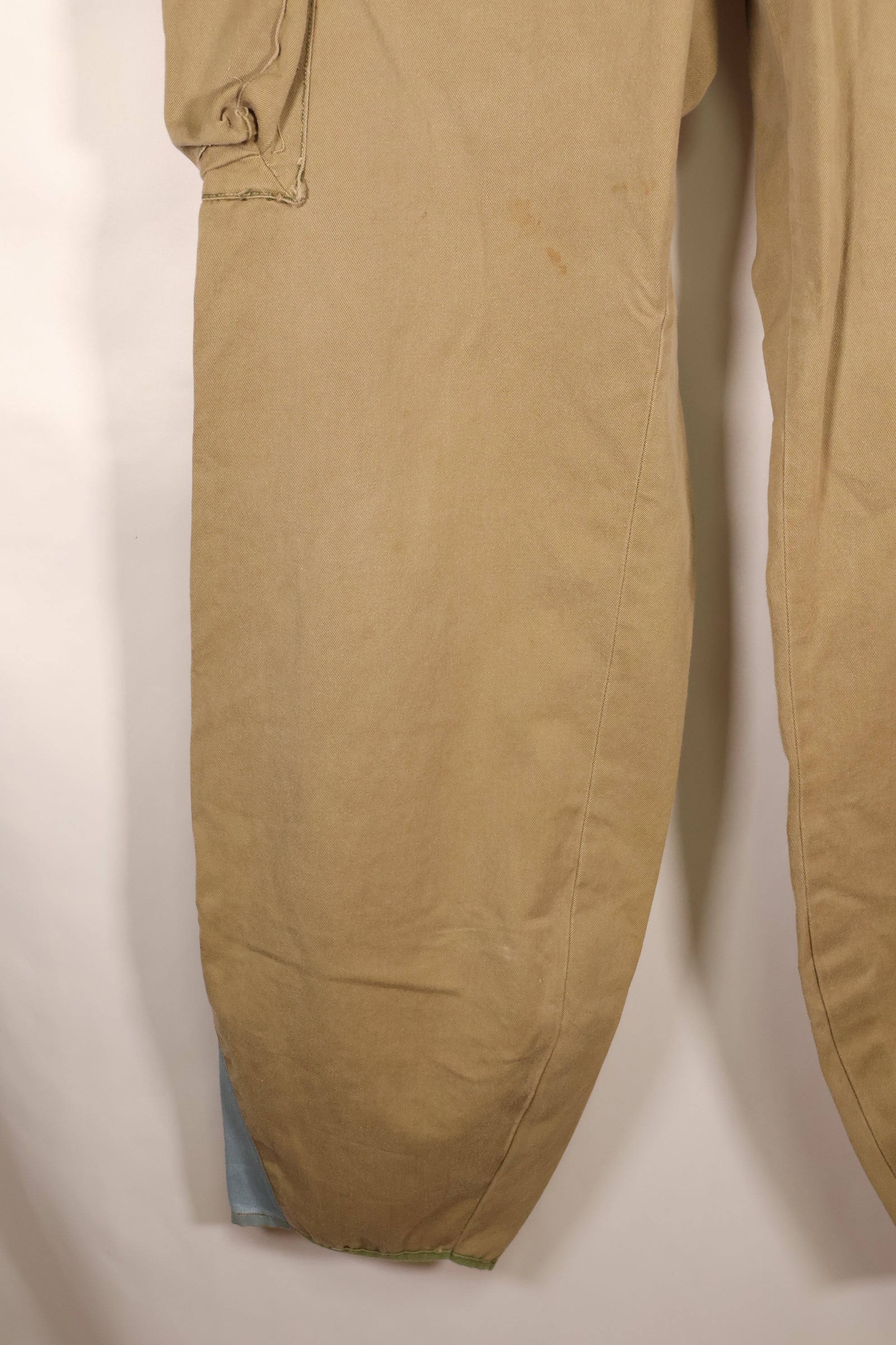Early 1940s, Estimated Size 36, U.S. Army, Airborne Division, M-1942 Jump Pants, Slightly Faded, Used