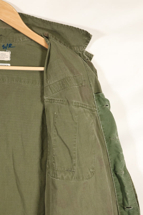 1969 Contract SMALL-REGULAR 4th Model Jungle Fatigue Jacket Used Film Company Release C
